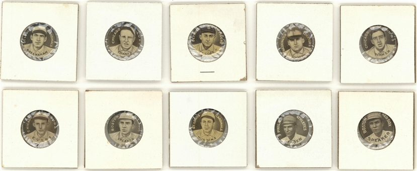 1910-12 P2 Sweet Caporal Pins Partial Set (156/204)